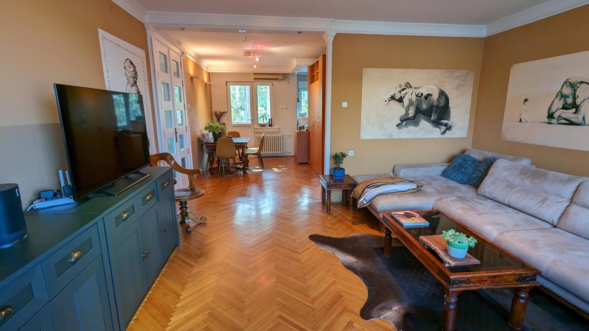 Center, Private Garage, Danube & Fortress, 3 Bdrm 2 Bath ノヴィ・サド エクステリア 写真